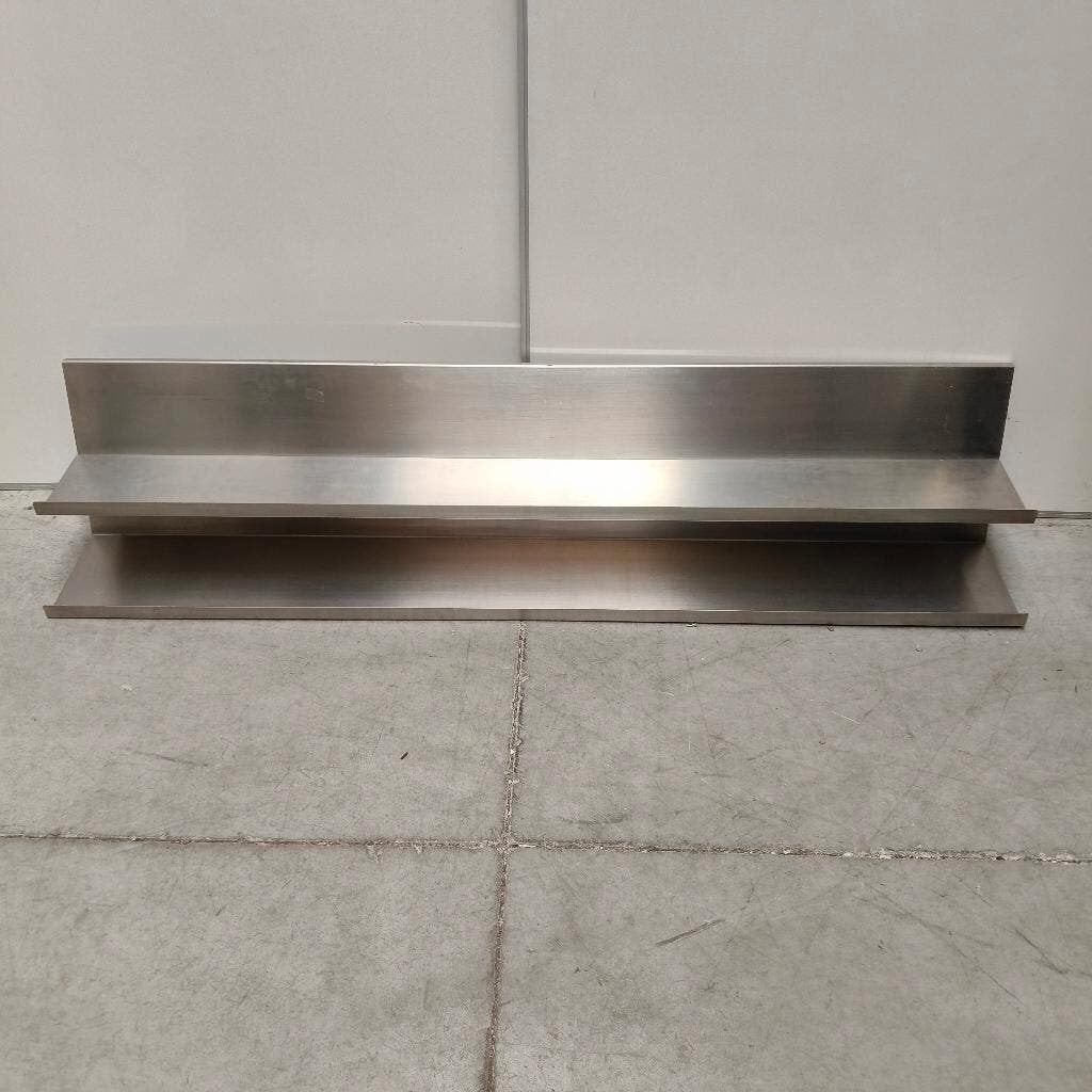 RVS schap  /  Keuken 175 breed / Wandplank, Ophalen, Gebruikt, 150 tot 200 cm, Minder dan 100 cm