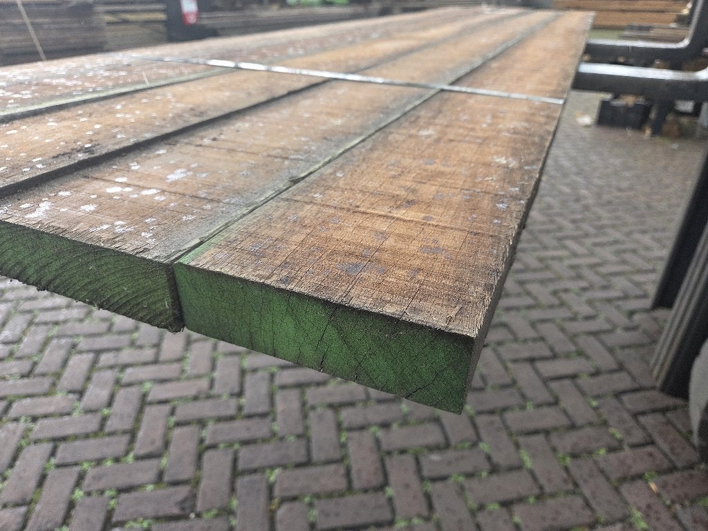 Azobé hardhouten balken 4.5x15.0 cm - nr: HB99, Tuin en Terras, Palen, Balken en Planken, Ophalen, 250 cm of meer, Balken, Hardhout