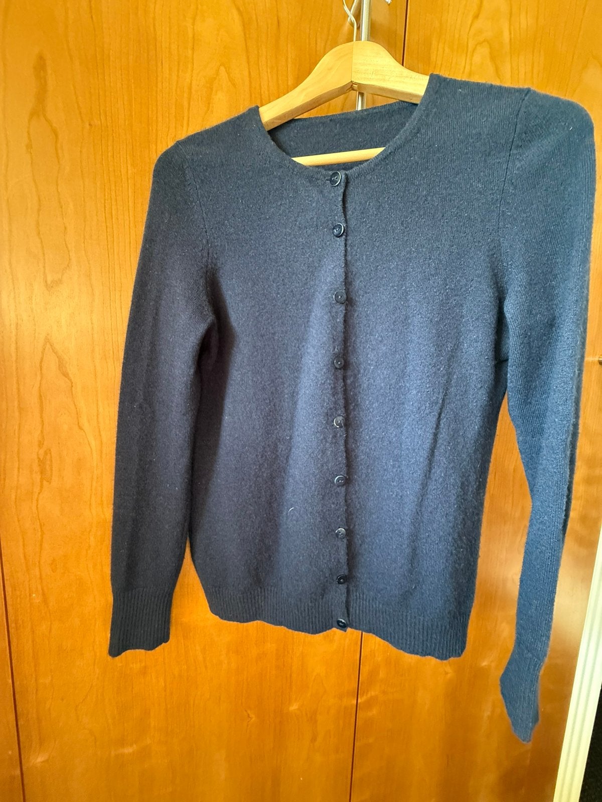 100% kasjmier, C&A, cashmere vest blauw maat S, Kleding | Dames, Ophalen of Verzenden, Zo goed als nieuw, Maat 36 (S), Blauw