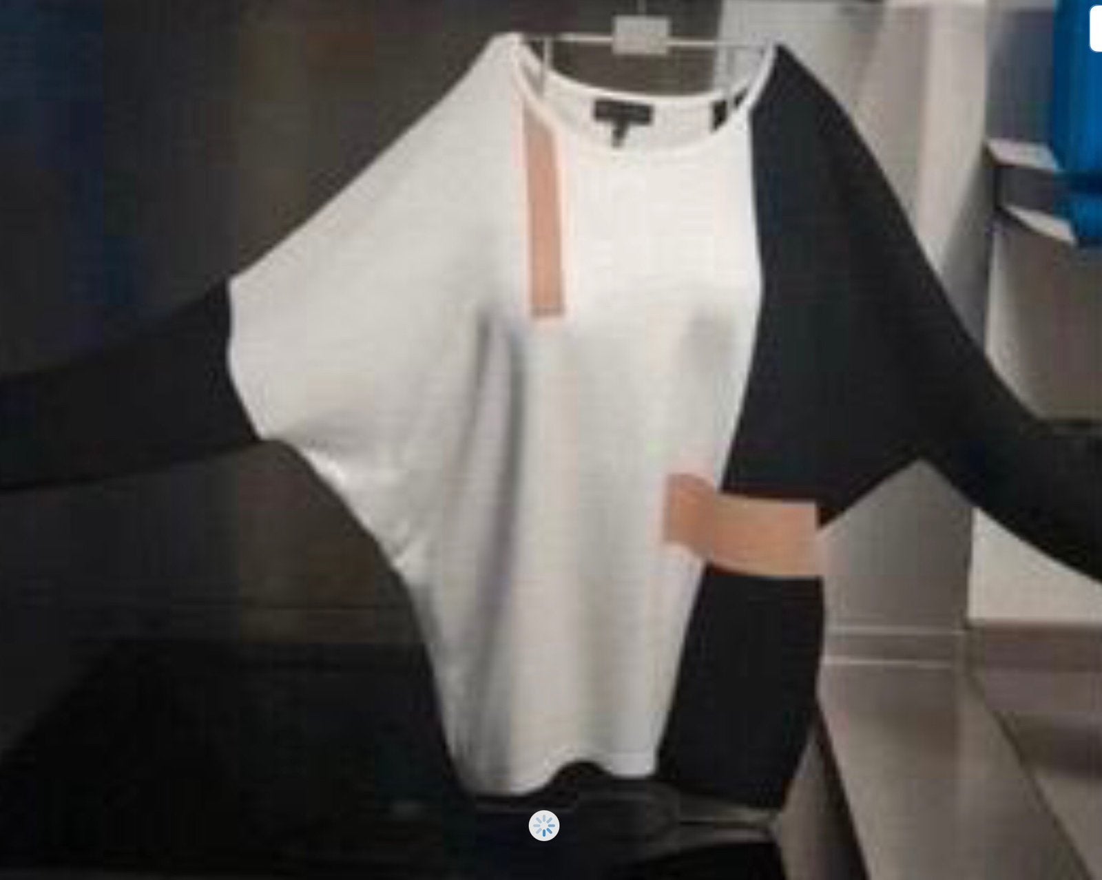 Phase Eight zomertruitje wit zwart beige vleermuimouwen M, Verzenden, Nieuw, Maat 38/40 (M), Overige kleuren