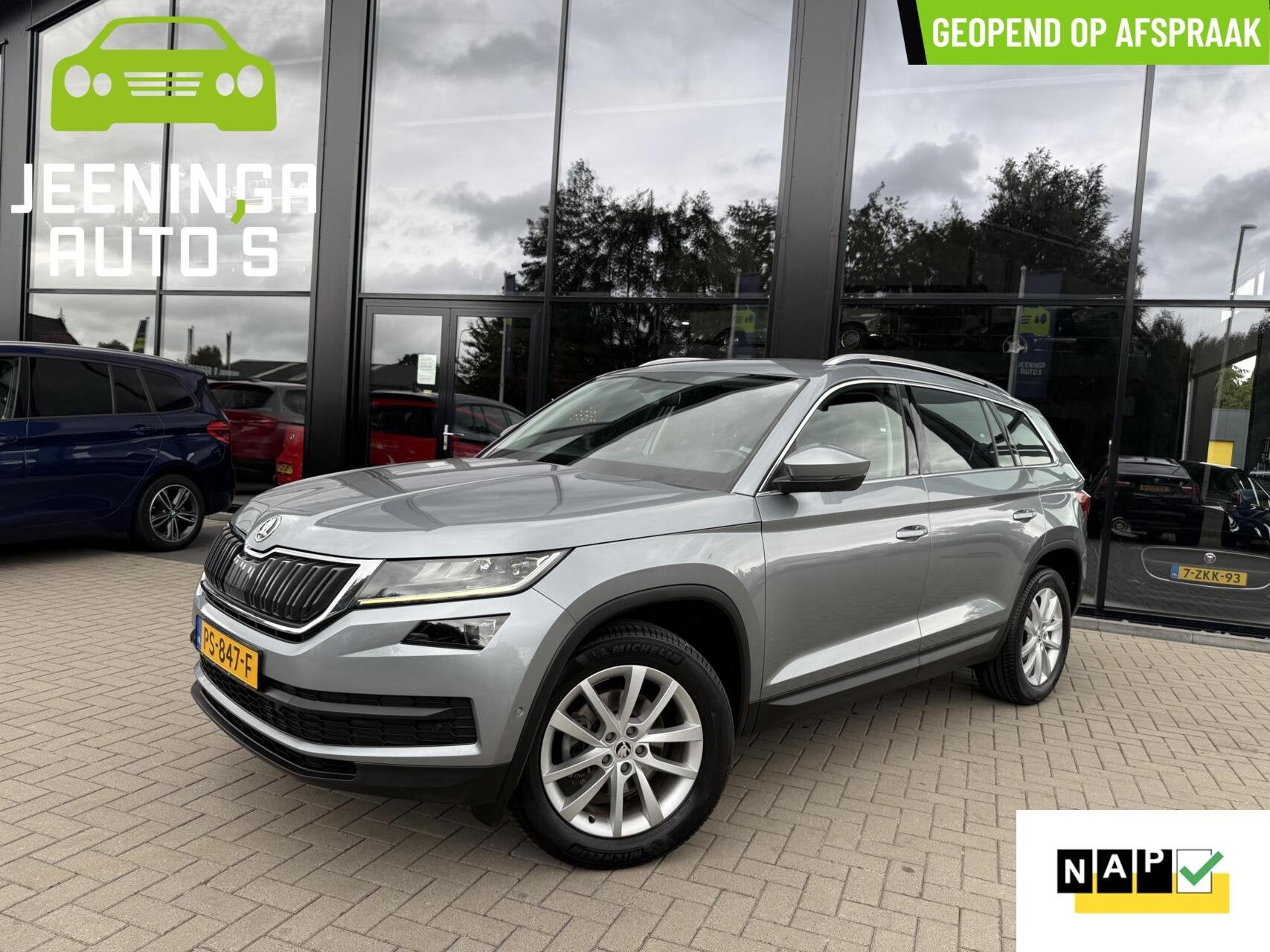 Skoda Kodiaq 1.4 TSI Style Business|ACC|360Camera|Memory |St, Auto's, Voorwielaandrijving, Gebruikt, 4 cilinders, Origineel Nederlands