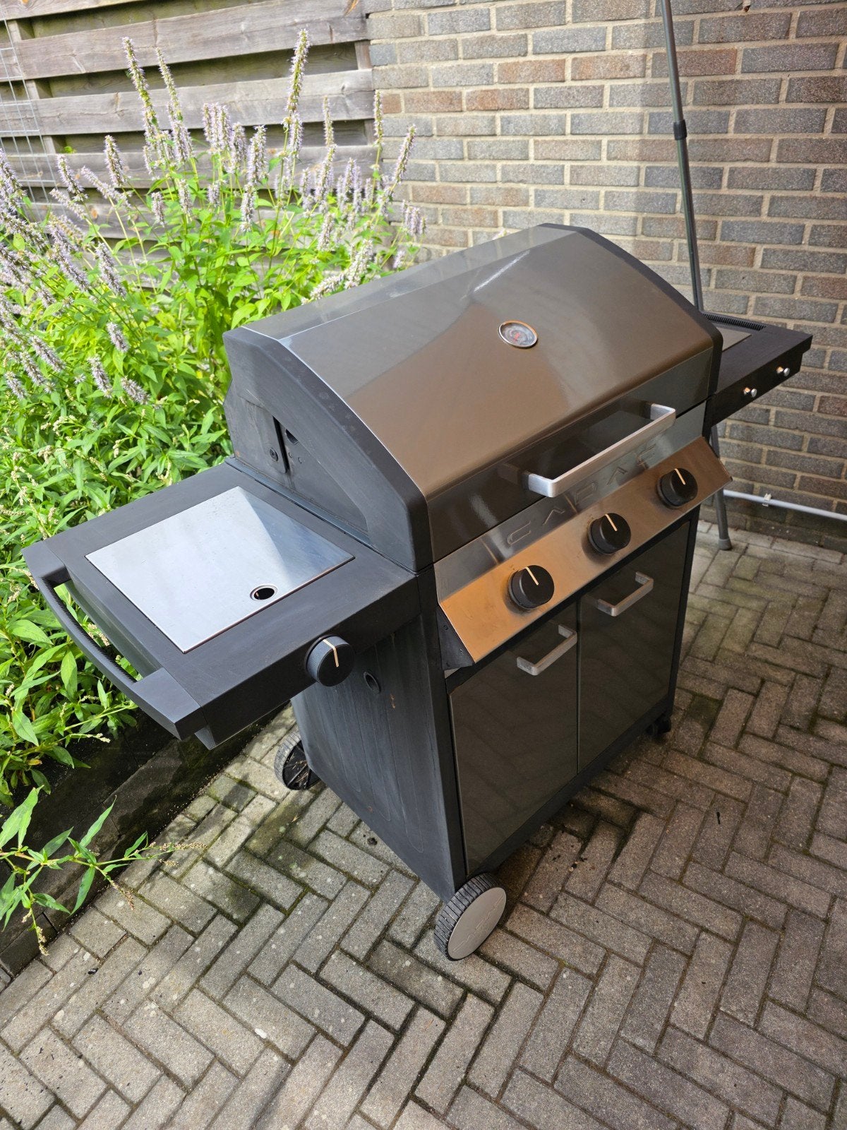 Cadac gas BBQ - goede staat , incl. slang en drukverdeler, Ophalen, Gebruikt, Cadac
