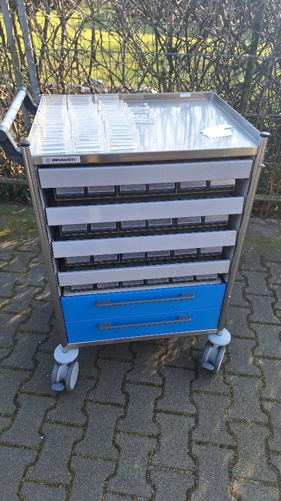 Gereedschapswagen RVS gereedschapskar sorteer kar, Ophalen, ., Zo goed als nieuw, .