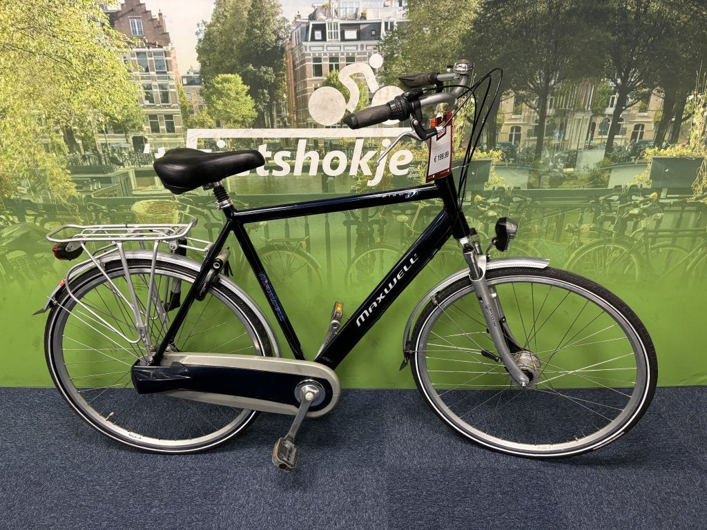 Fietshokje Raaks: MaxWell Flow herenfiets 62cm, Versnellingen, Niet ingevuld, Ophalen of Verzenden, Zo goed als nieuw