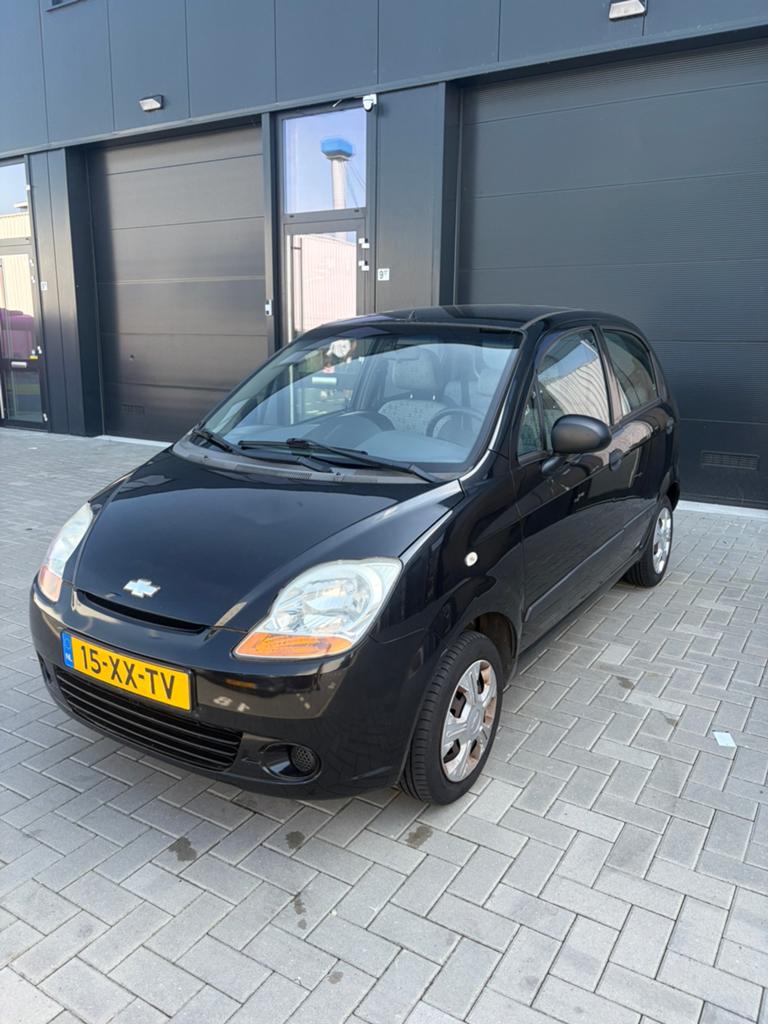 Chevrolet Matiz 0.8 2007 Zwart, Voorwielaandrijving, Zwart, Origineel Nederlands, Bedrijf