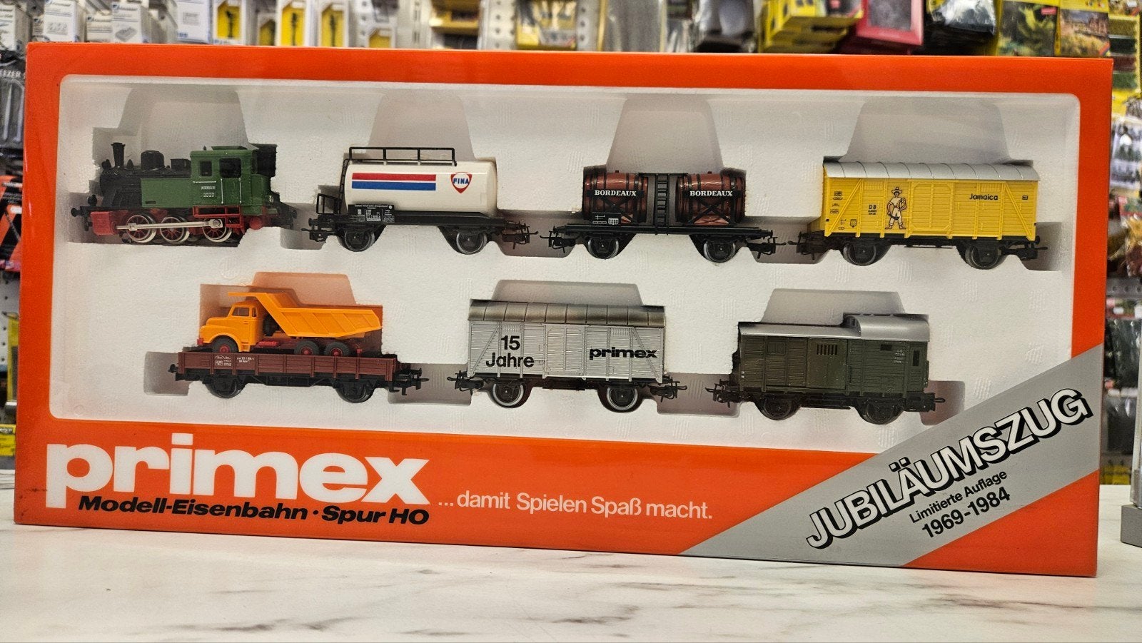 Primex 2760 Jubileum 1984 treinset NIEUW en ONGEOPEND, Hobby en Vrije tijd, Modeltreinen | H0, Wisselstroom, Treinset, -, -
