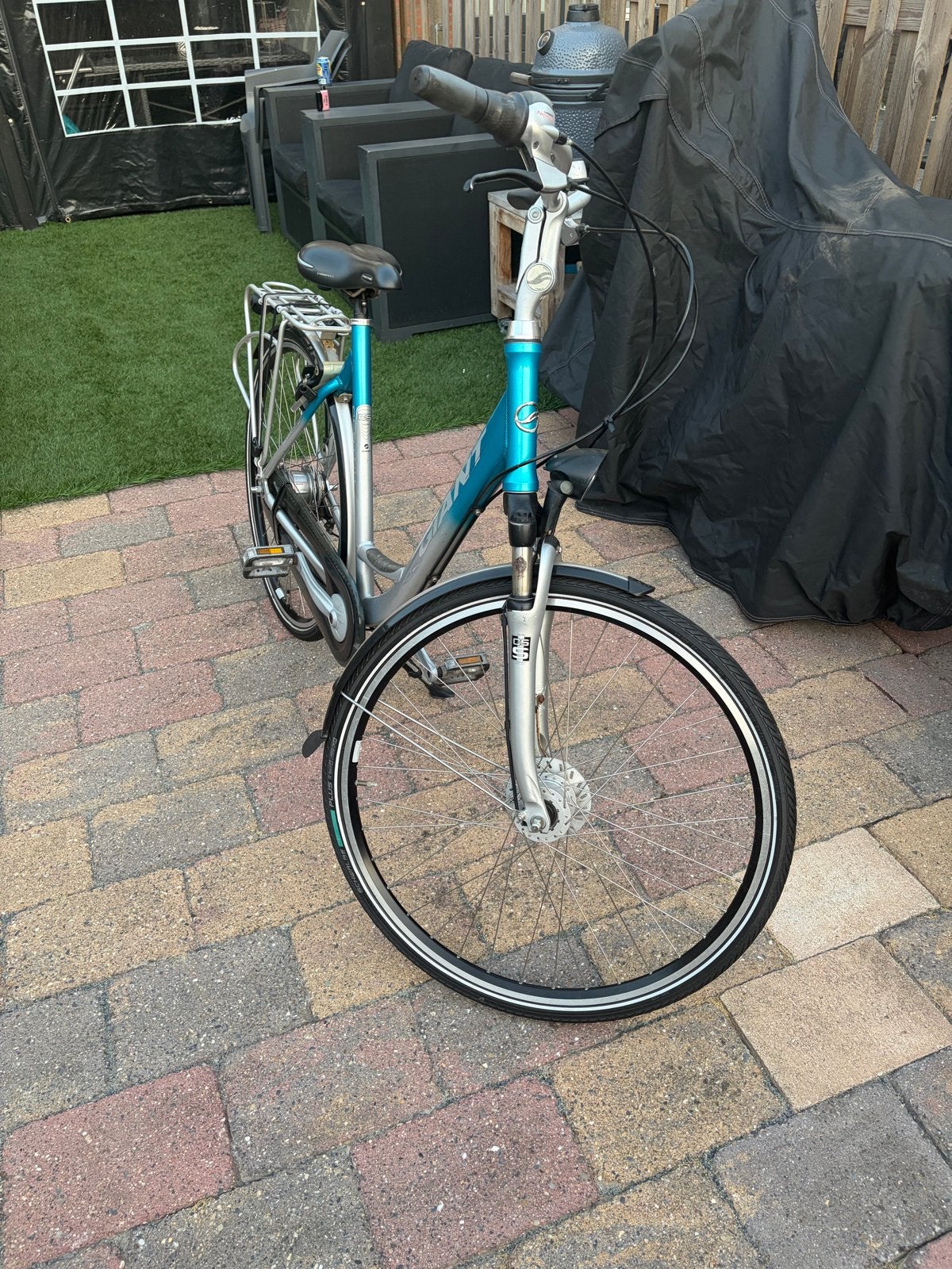 Gazelle fiets, Fietsen en Brommers, Fietsen | Dames | Damesfietsen, Ophalen, Gebruikt, Versnellingen, 56 cm of meer