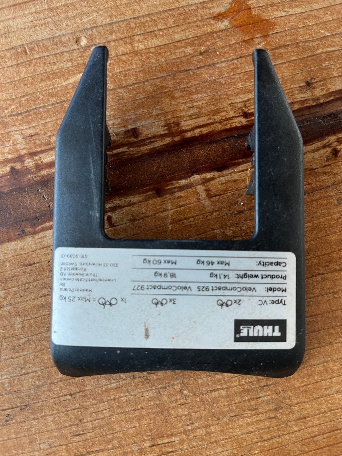 Thule VeloCompact 927 Trekhaakdrager voor 3 fietsen, Auto diversen, Fietsendragers, Ophalen, 3 fietsen of meer, Gebruikt, Trekhaakdrager