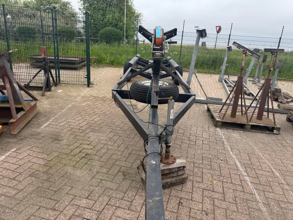 Zware stallingstrailer voor boot van 10 meter of meer, Watersport en Boten, Ophalen, Zo goed als nieuw, Overige typen, Stallingstrailer