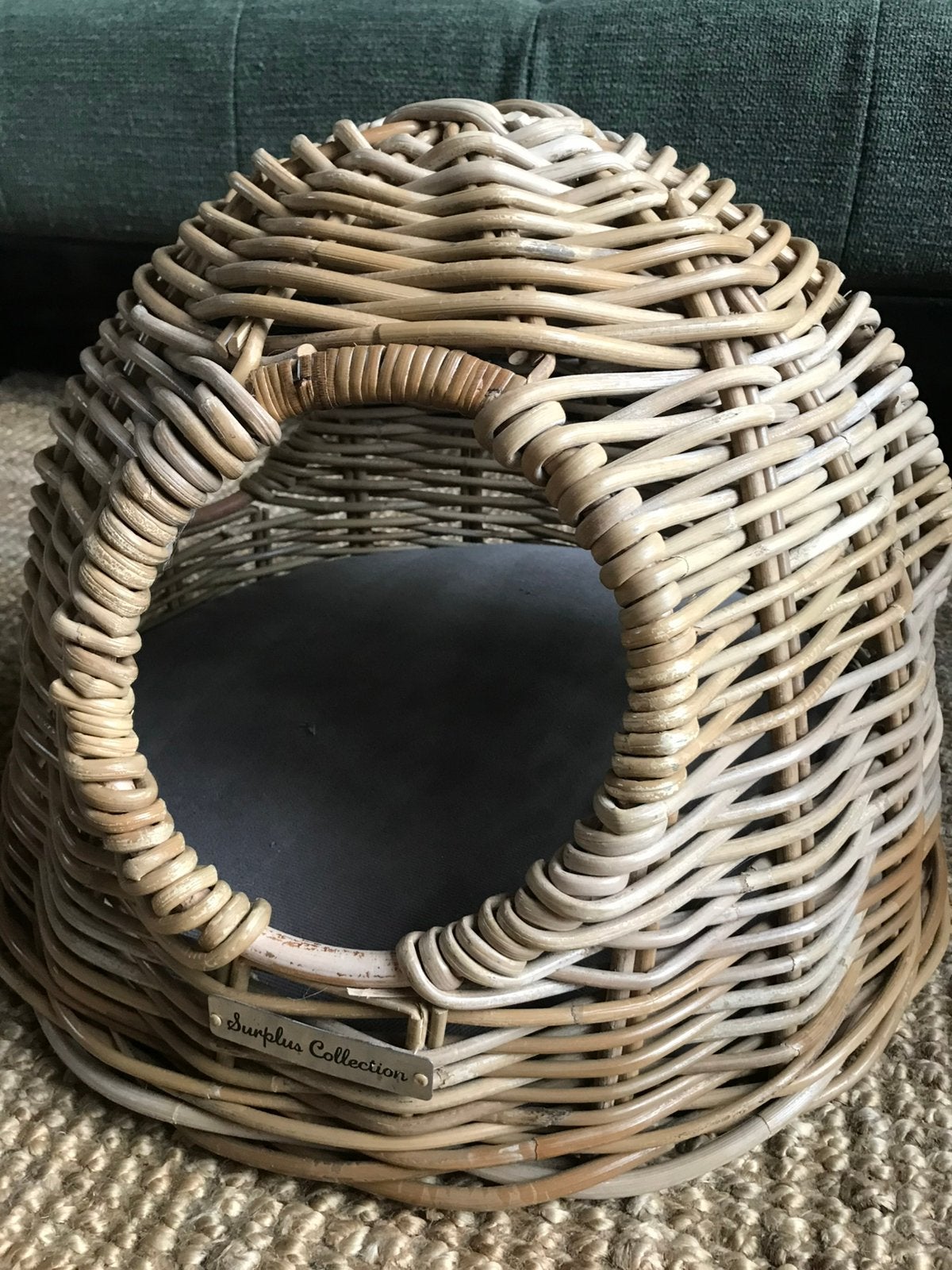Super leuke kattenmand / speelmand / krabmeubel stevig rotan, Dieren en Toebehoren, Kattenmanden, Ophalen of Verzenden, Zo goed als nieuw