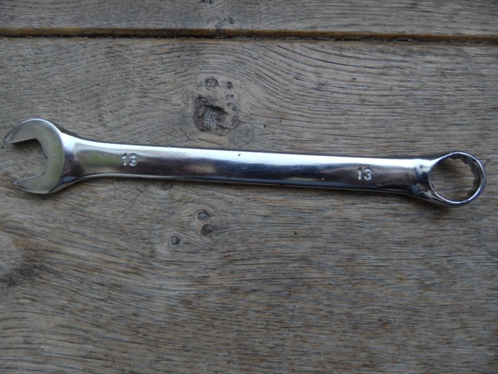 Zware chroomvanadium ringsteeksleutels 13 14 17 19, Ophalen of Verzenden, Zo goed als nieuw