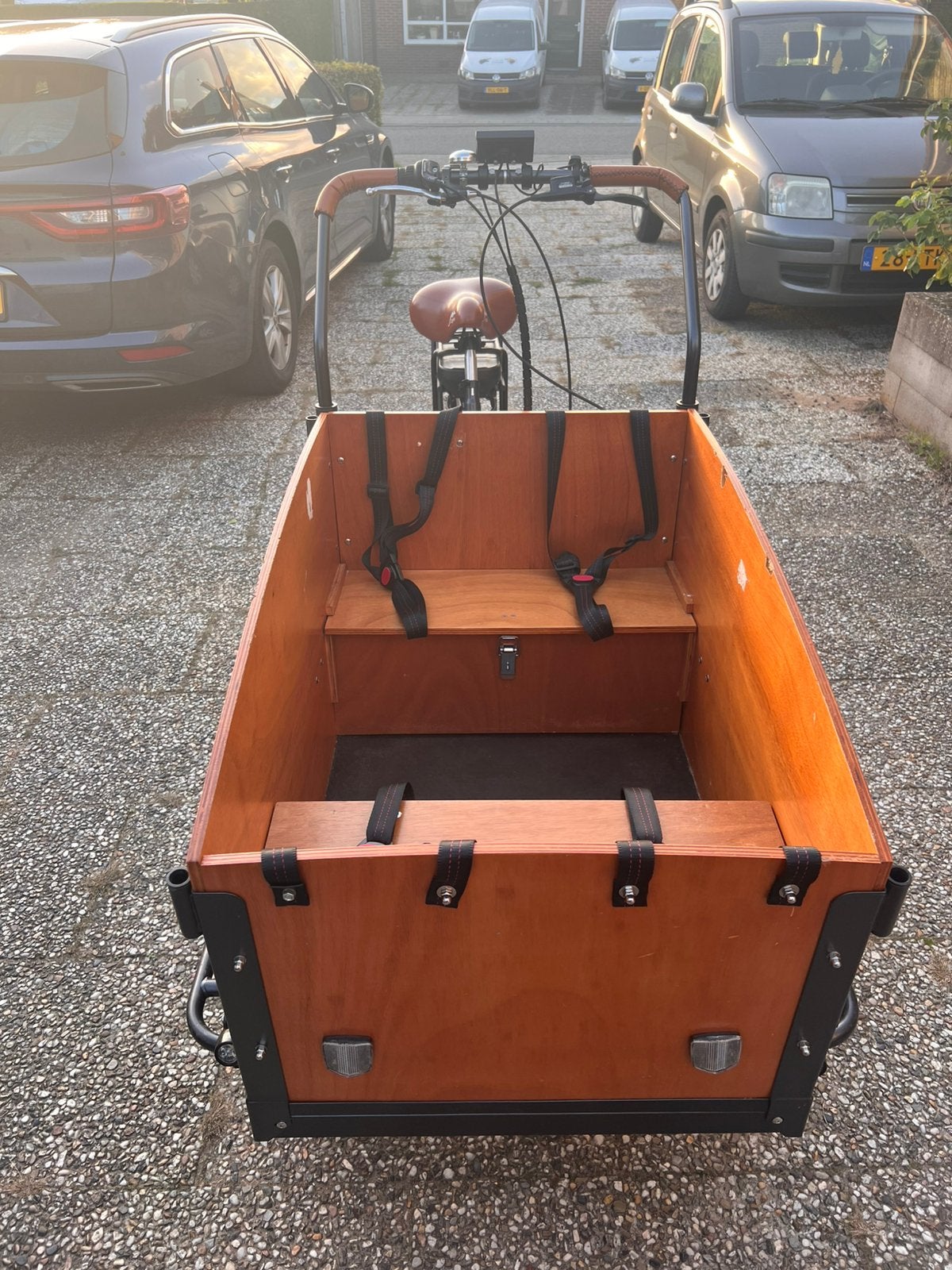 Cangoo bakfiets elektrisch, Fietsen en Brommers, 4 kinderen of meer, Gebruikt, Elektrisch, Ophalen
