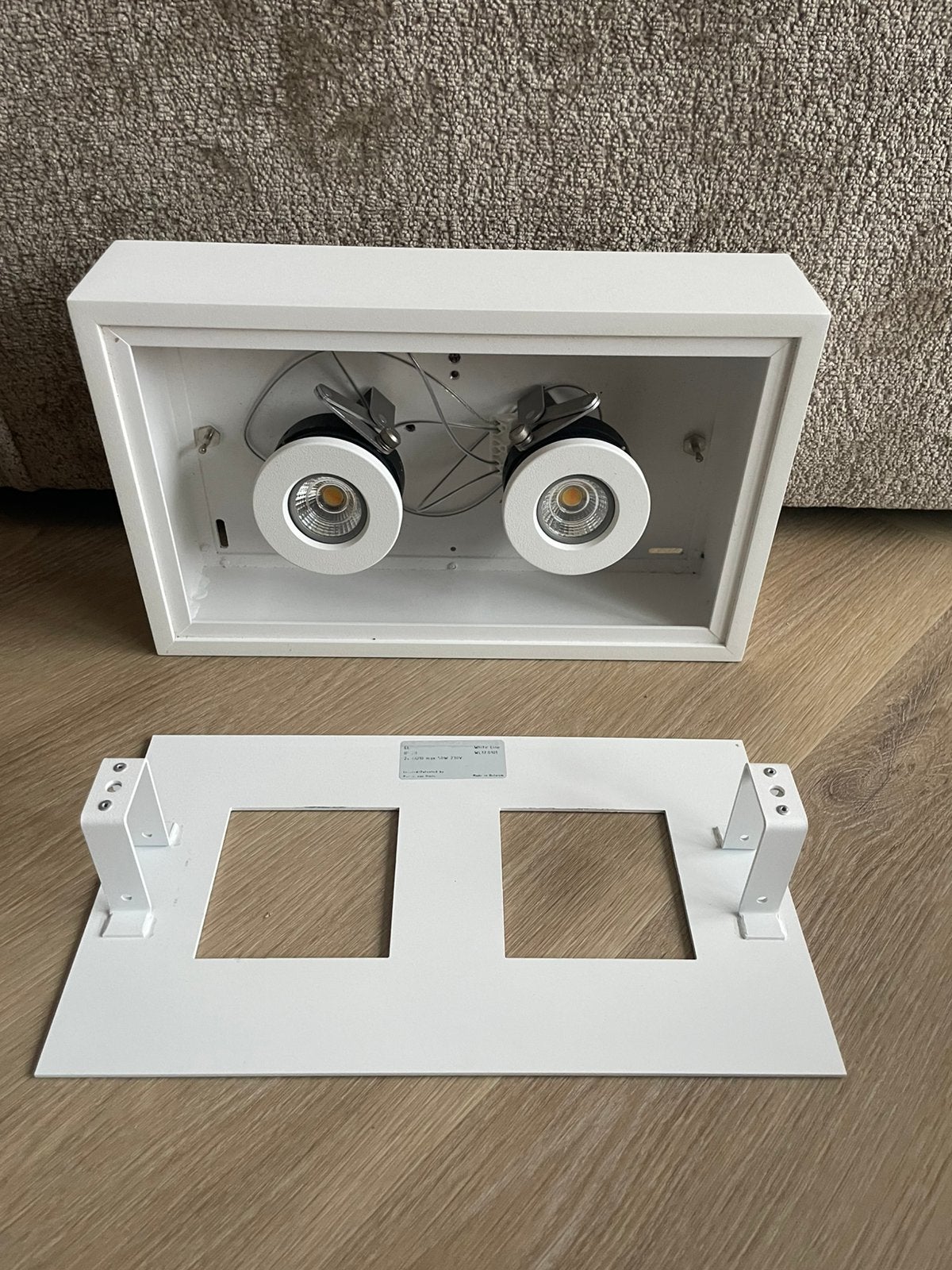 Design spots whiteline verstelbare spots! Wand/plafond lamp, Huis en Inrichting, Ophalen of Verzenden, Zo goed als nieuw