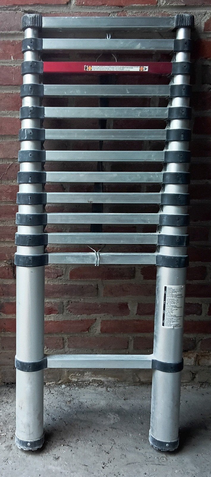 Telescopische ladder - Batavia TBT-TL001 - 3.88m, Doe-het-zelf en Verbouw, Ladders en Trappen, Ophalen of Verzenden