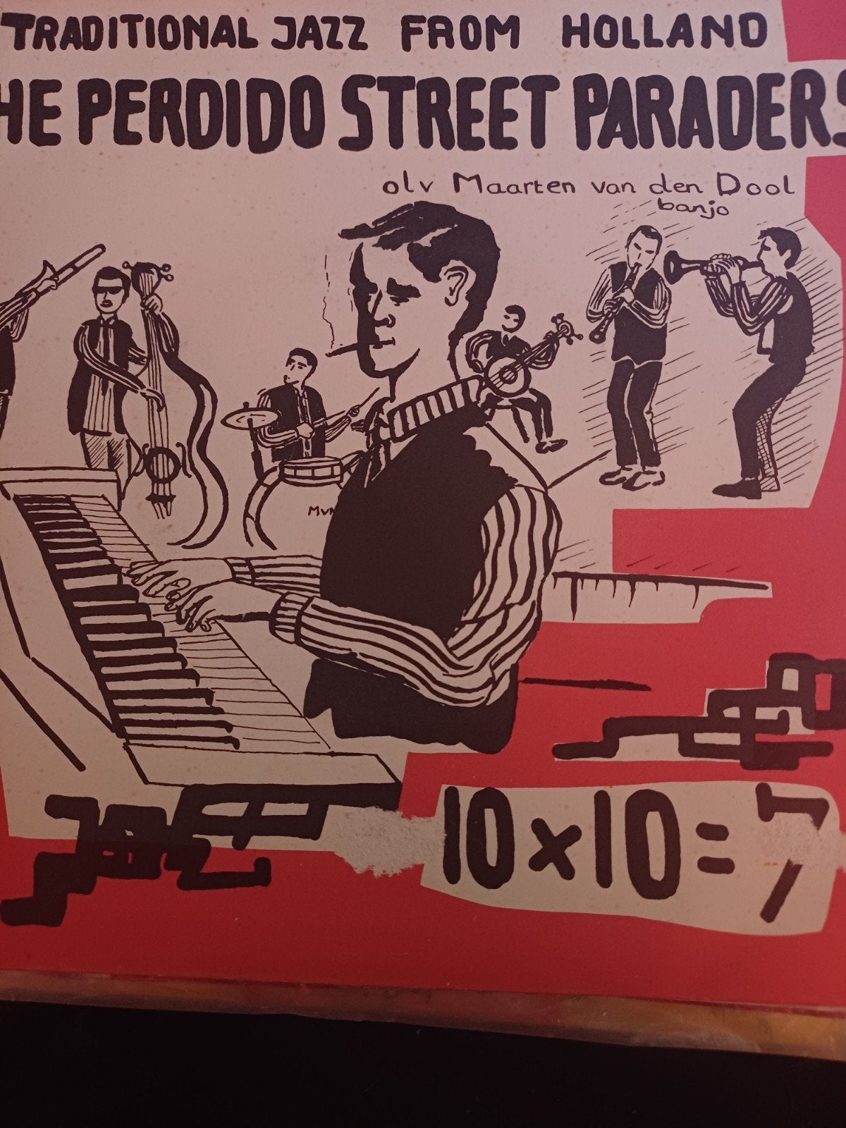 The Perdido Street Paraders - Traditional Jazz Holland EP, Ophalen, Gebruikt, 7 inch, EP