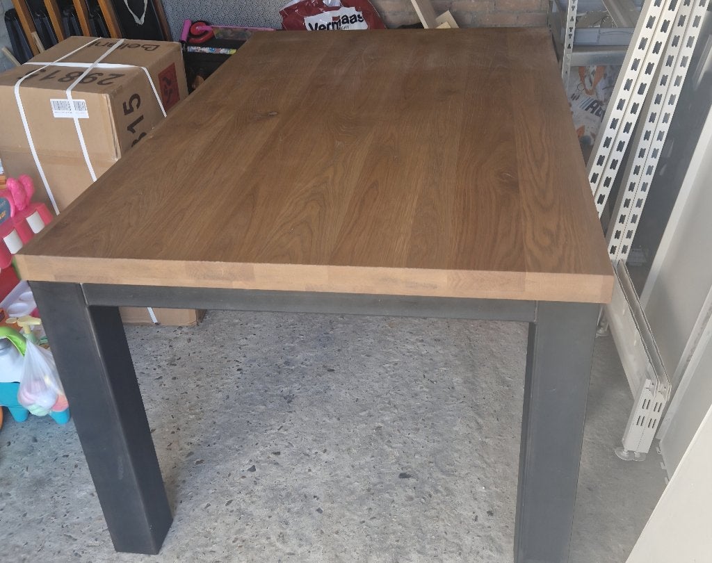 Mooie eettafel, Huis en Inrichting, Ophalen, Gebruikt, 100 tot 150 cm, Vijf personen of meer