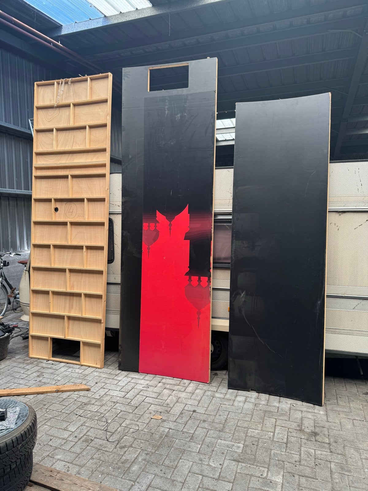 20 x Houten panelen/planken voor diverse projecten, Doe-het-zelf en Verbouw, Hout en Planken, Gebruikt, Ophalen of Verzenden, Plank