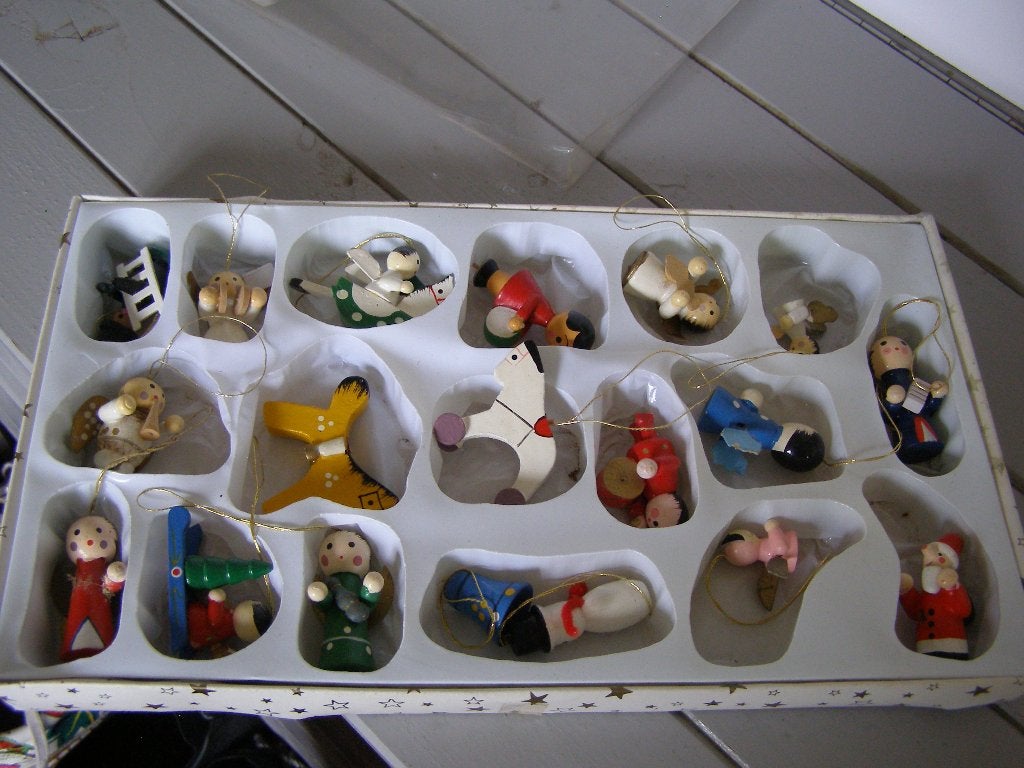Kerstachtige houten figuren, Diversen, Ophalen of Verzenden, Zo goed als nieuw