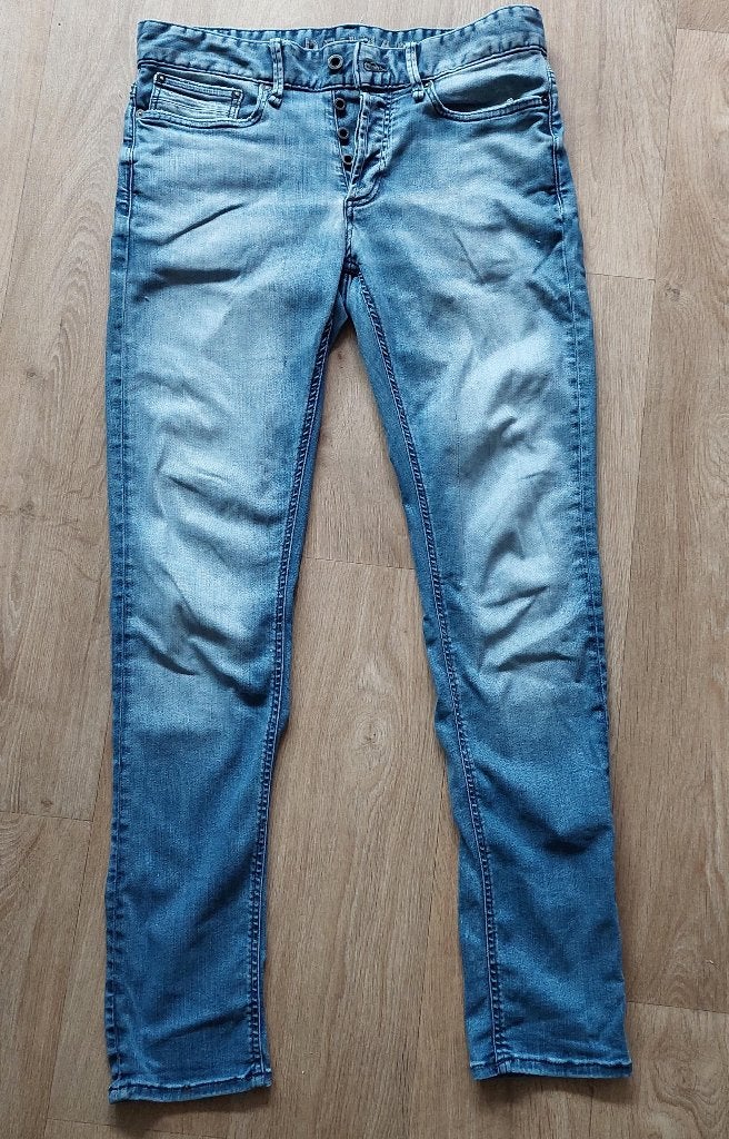Denham bolt skinny fit Jeans maat W 31.L32, W32 (confectie 46) of kleiner, Zo goed als nieuw, Denham, Verzenden