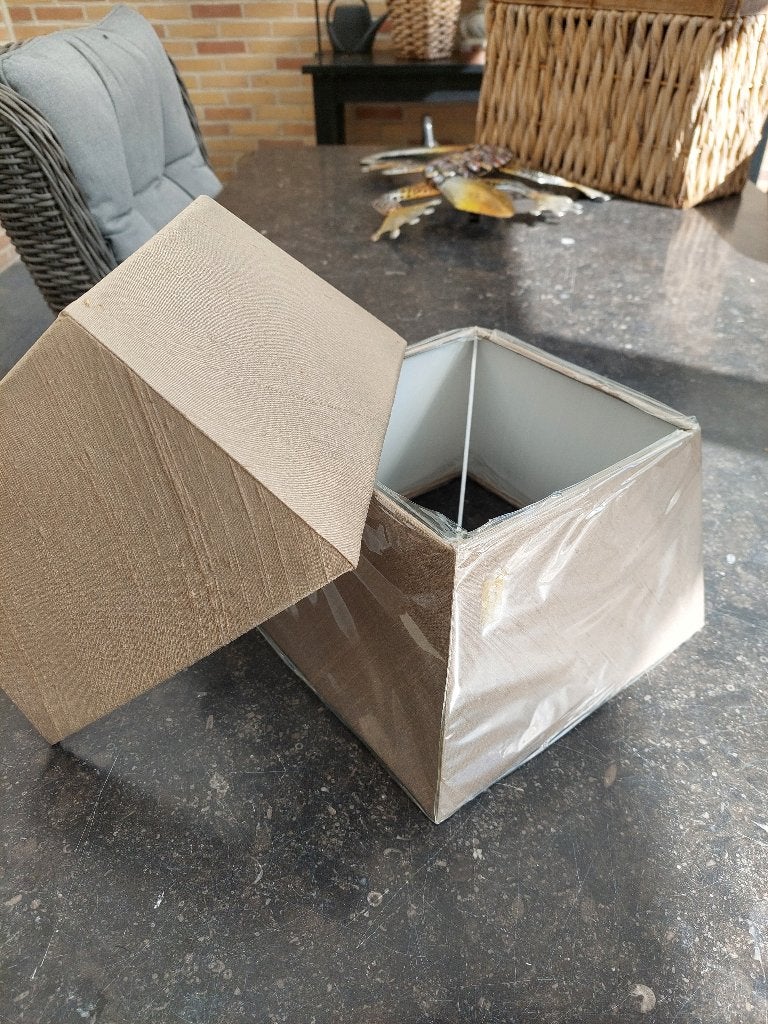 lampenkap, Huis en Inrichting, Ophalen, Nieuw, Grijs, Textiel