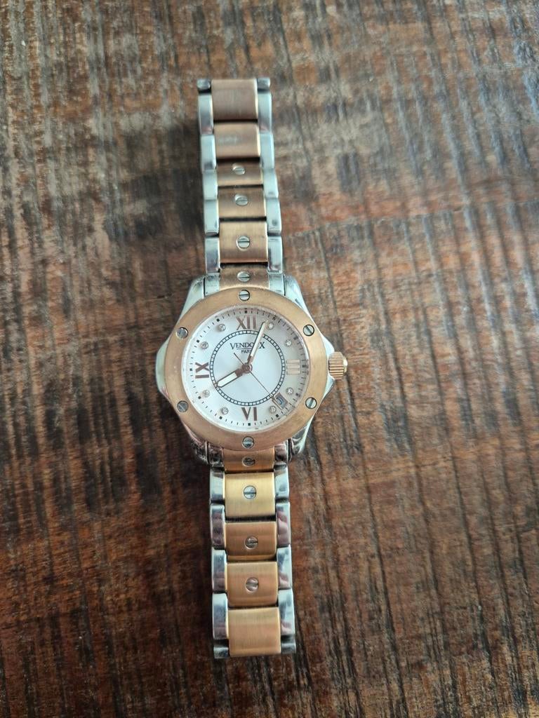 Horloge Vendoux, Sieraden, Tassen en Uiterlijk, Horloges | Dames, Ophalen of Verzenden, Zo goed als nieuw, Staal, Overige merken