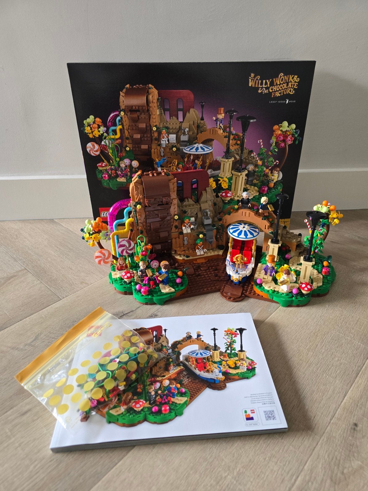 Lego Willy Wonka & the chocolate factory set nummer 21360, Lego, Ophalen of Verzenden, Zo goed als nieuw, Compleet