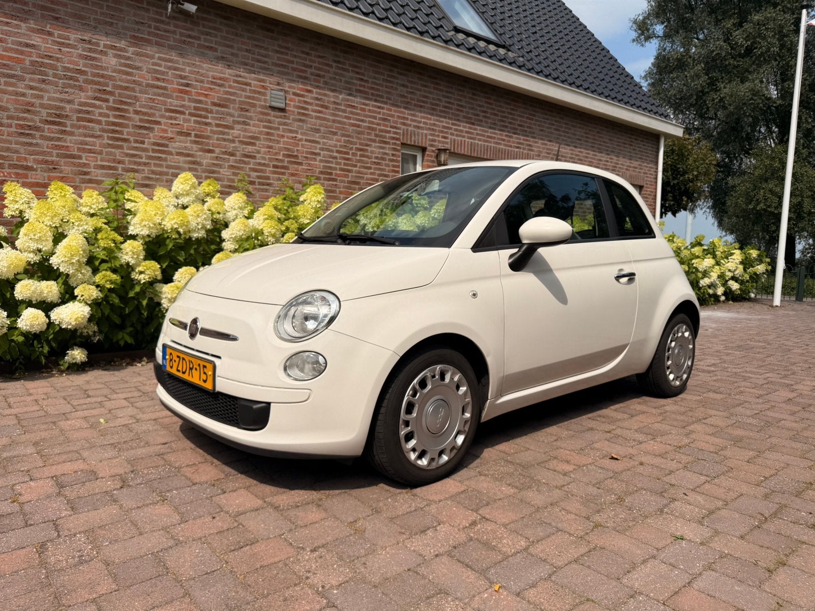 Fiat 500 0.9 Twinair C 2014 Wit, Auto's, Fiat, Voorwielaandrijving, 840 kg, Wit, Origineel Nederlands
