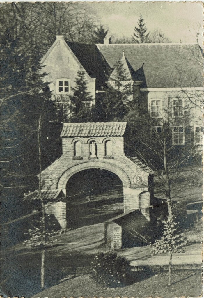 Heeswijk – Slotje Norbertijner Abdij van Berne., Ophalen of Verzenden, 1940 tot 1960, Ongelopen, Noord-Holland