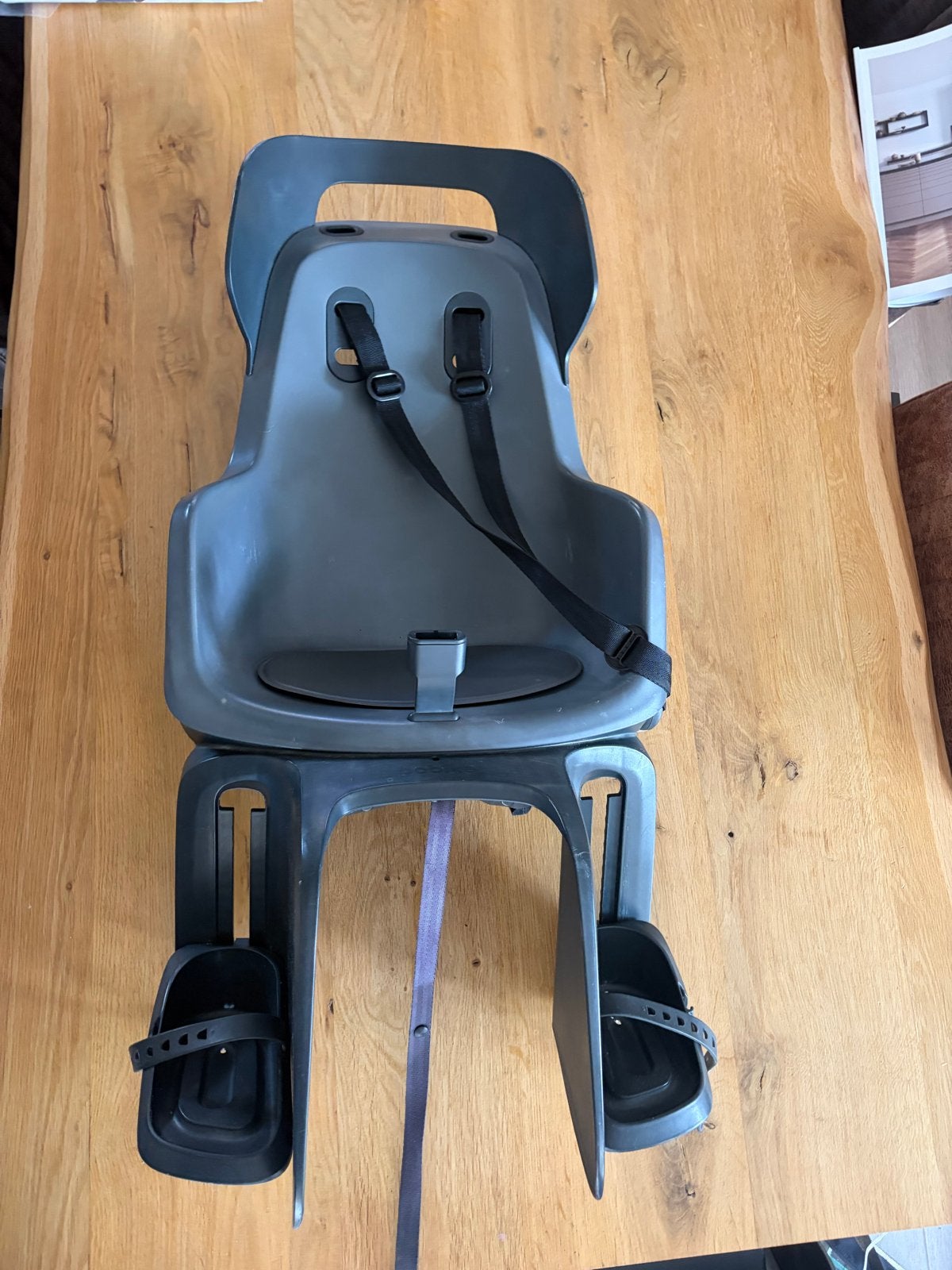 Bobike Maxi GO Carrier Macaron Grey fietszitje, Ophalen, Achterzitje, 9 t/m 18 kg, Gebruikt
