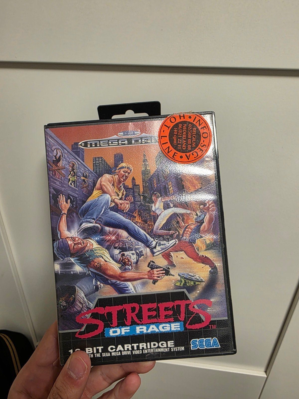 Streets of Rage - Sega Mega Drive (Compleet met handleiding), Gebruikt, Vechten, 2 spelers, Eén computer