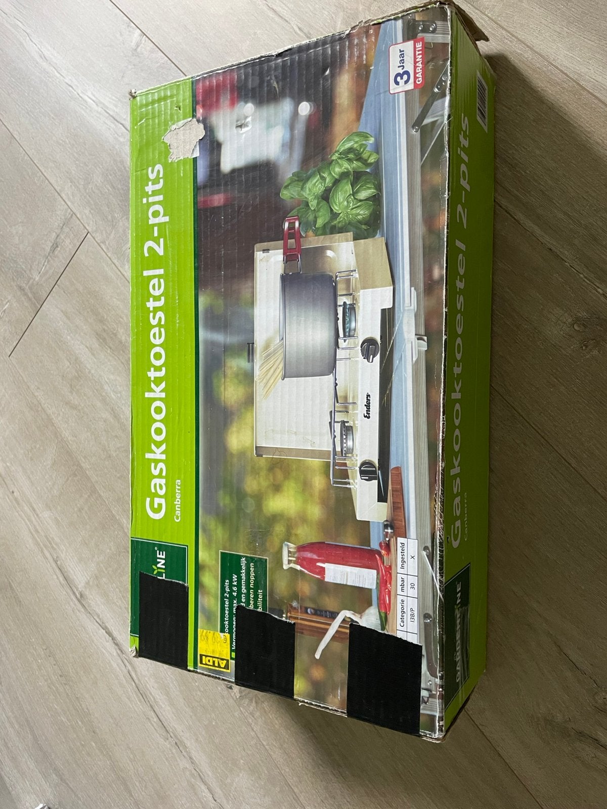 Campinggaskookplaat, Caravans en Kamperen, Ophalen of Verzenden, Gebruikt