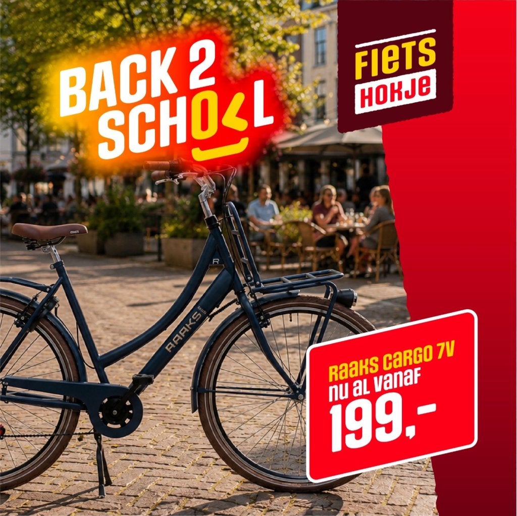 Fietshokje Beverwijk: Back 2 school - Raaks Cargo 28inch 7v
