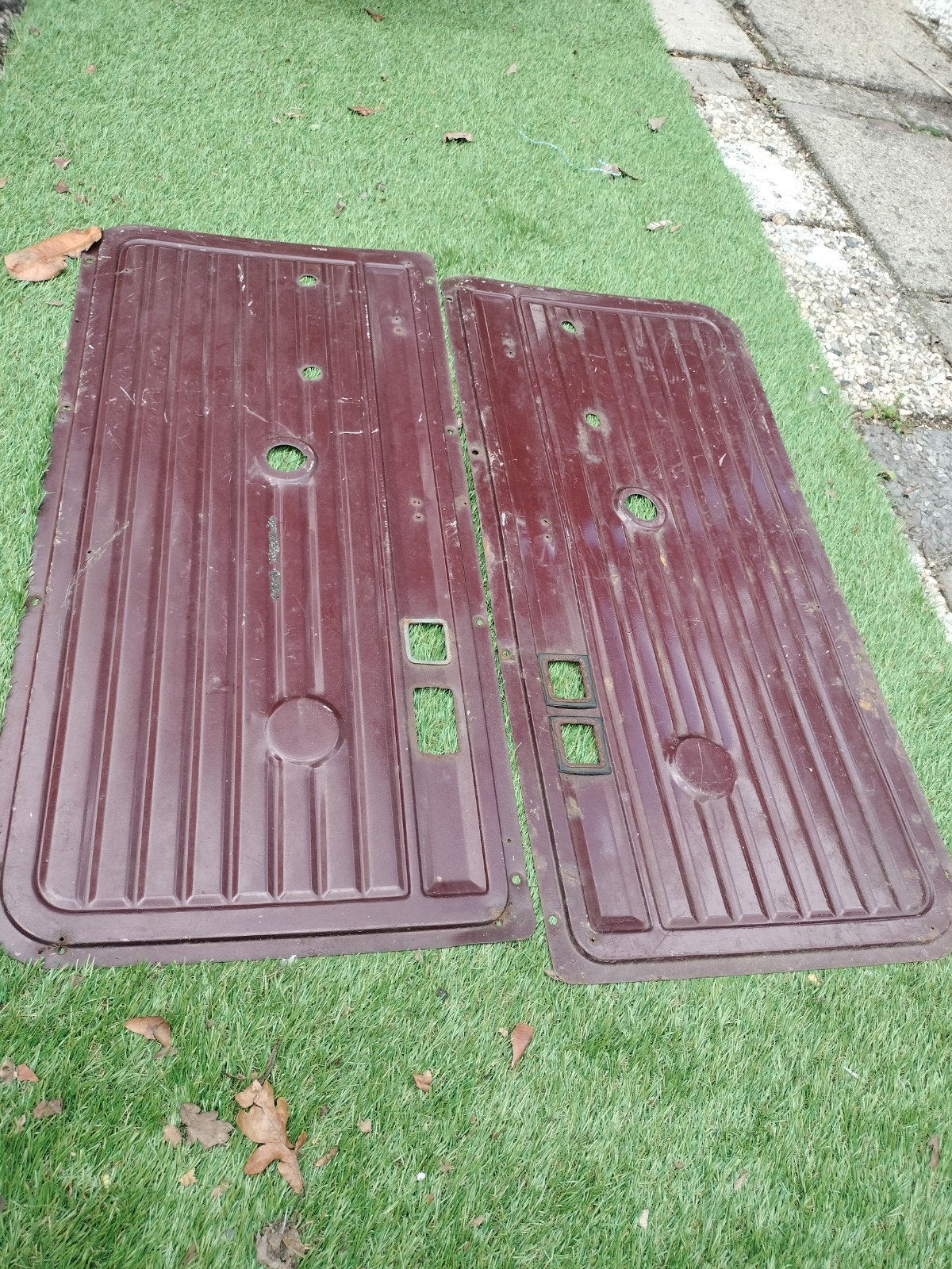 metalen deurpanelen classic Chevy van ca 1978, Auto-onderdelen, Interieur en Bekleding, Ophalen of Verzenden, Gebruikt, Overige automerken