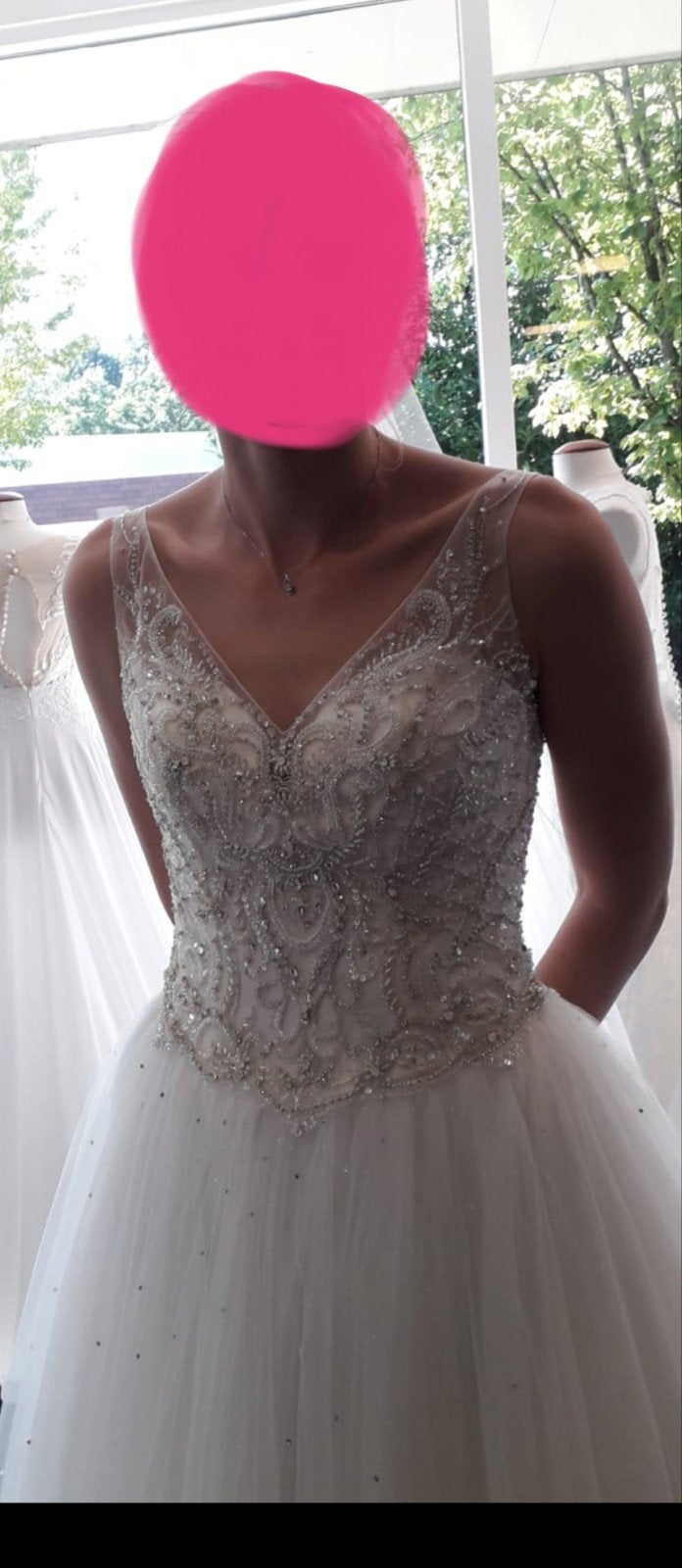 Trouwjurk Morilee by Madeline Gardner, Ophalen of Verzenden, Zo goed als nieuw, Wit, Trouwjurk