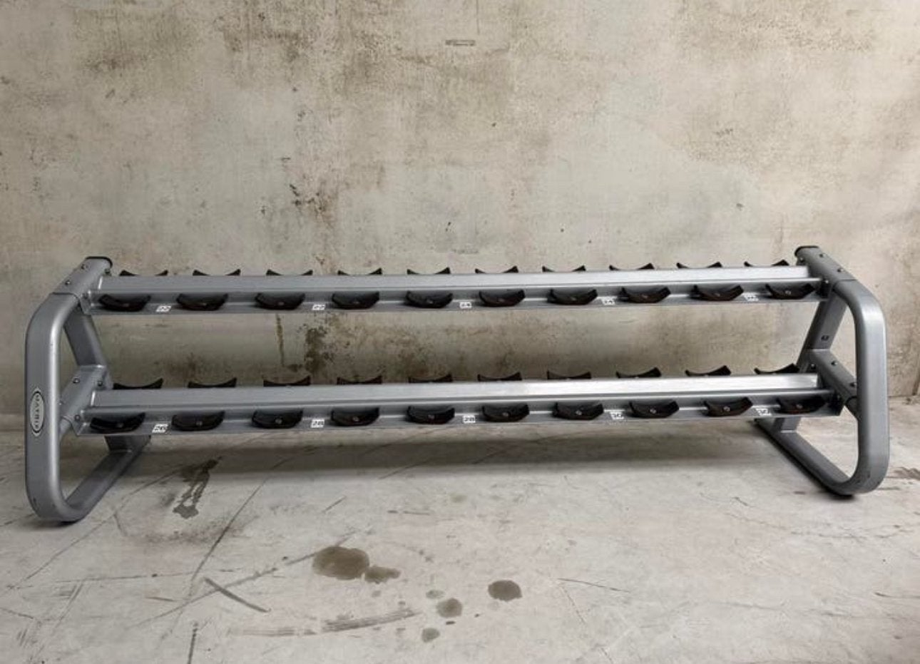 Matrix dumbbell rack voor 10 paar ook in mat zwart