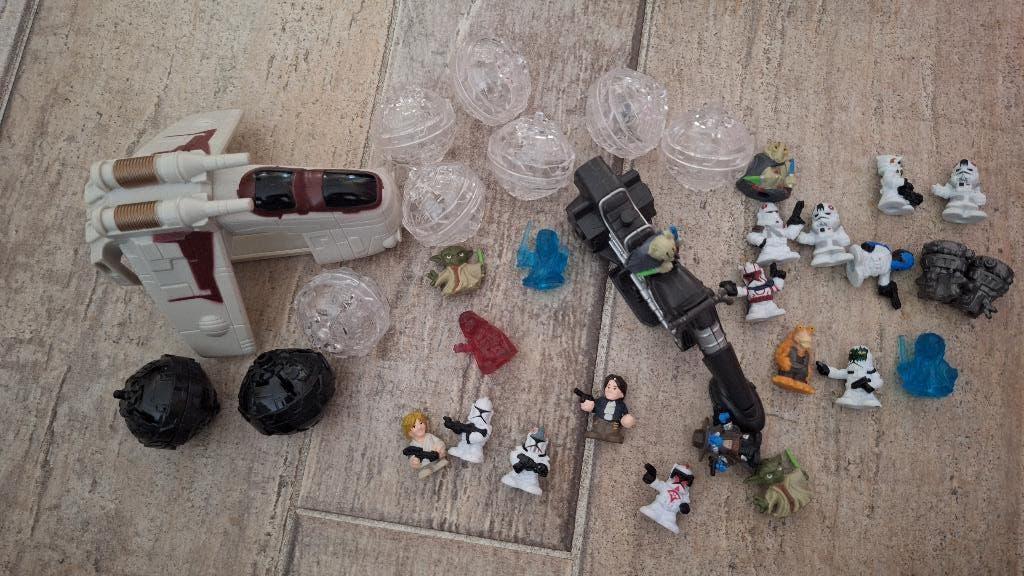 Star Wars pods fighters Hasbro, Ophalen of Verzenden, Zo goed als nieuw, Actiefiguurtje