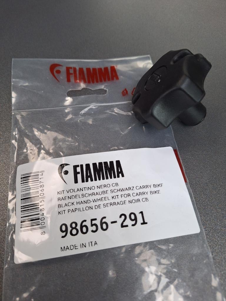 Fiamma Handwiel Kit Zwart voor Carry Bike (98656-291), Ophalen of Verzenden, Nieuw, Fiamma