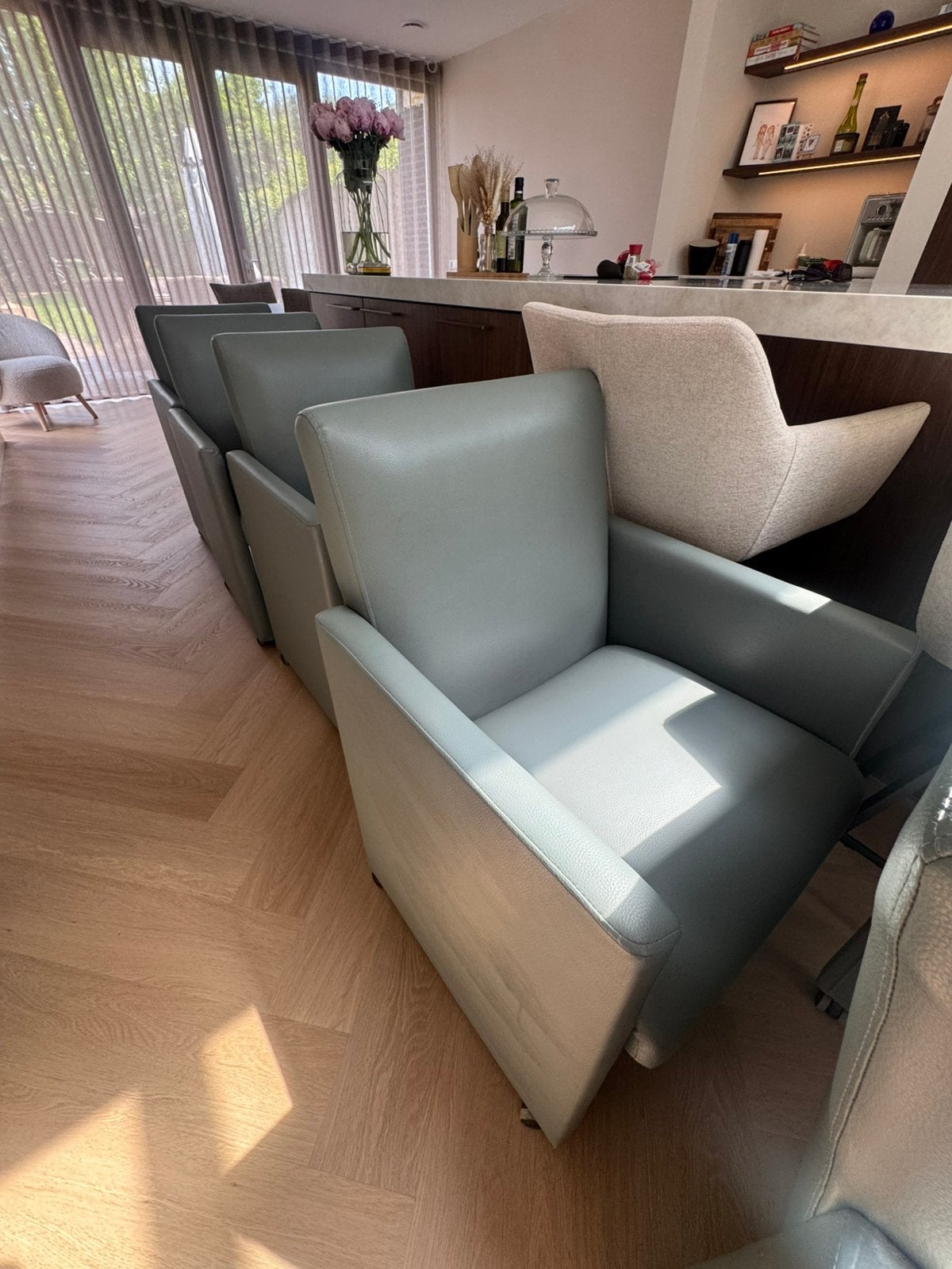 Stoelen 5 stuks gratis afhalen - alleen per vijf, Huis en Inrichting, Ophalen, Zo goed als nieuw, 75 tot 100 cm