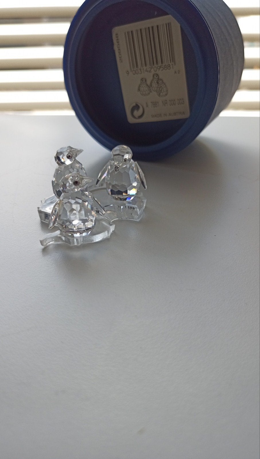 Swarovski pinguïn baby, Ophalen of Verzenden, Zo goed als nieuw, Figuurtje