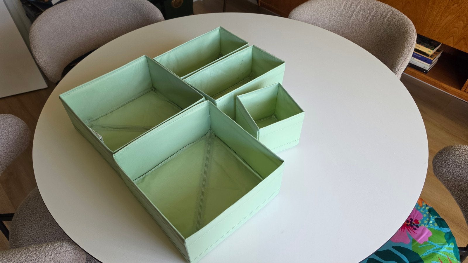 Bakjes voor in Malm ladekast Ikea - Groen, Ophalen, Gebruikt, Kunststof