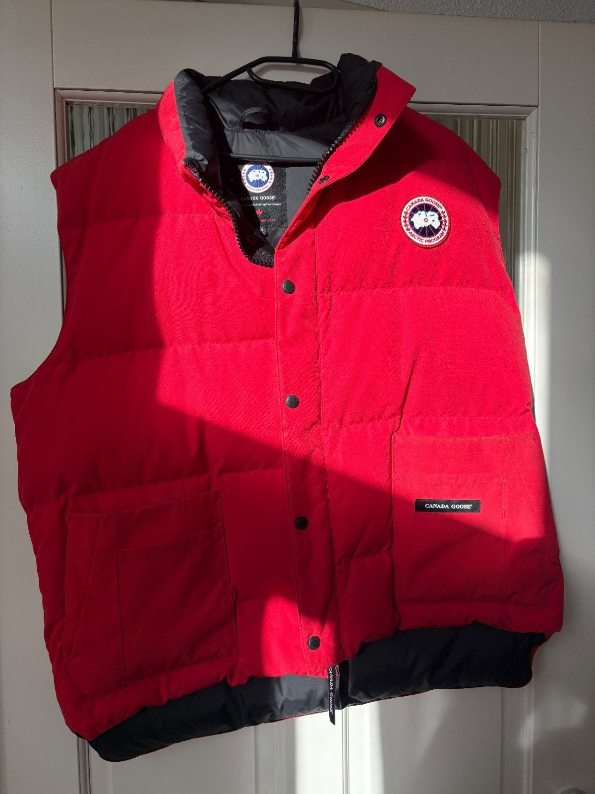 Originele Canada Goose Bodywarmer XL Rood, Ophalen of Verzenden, Canada Goose