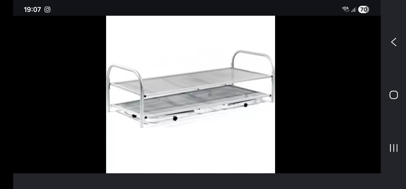 Onderschuifbed (spiraal) 2x 90x200 zonder matras, Ophalen, Gebruikt, 90 cm, Eenpersoons
