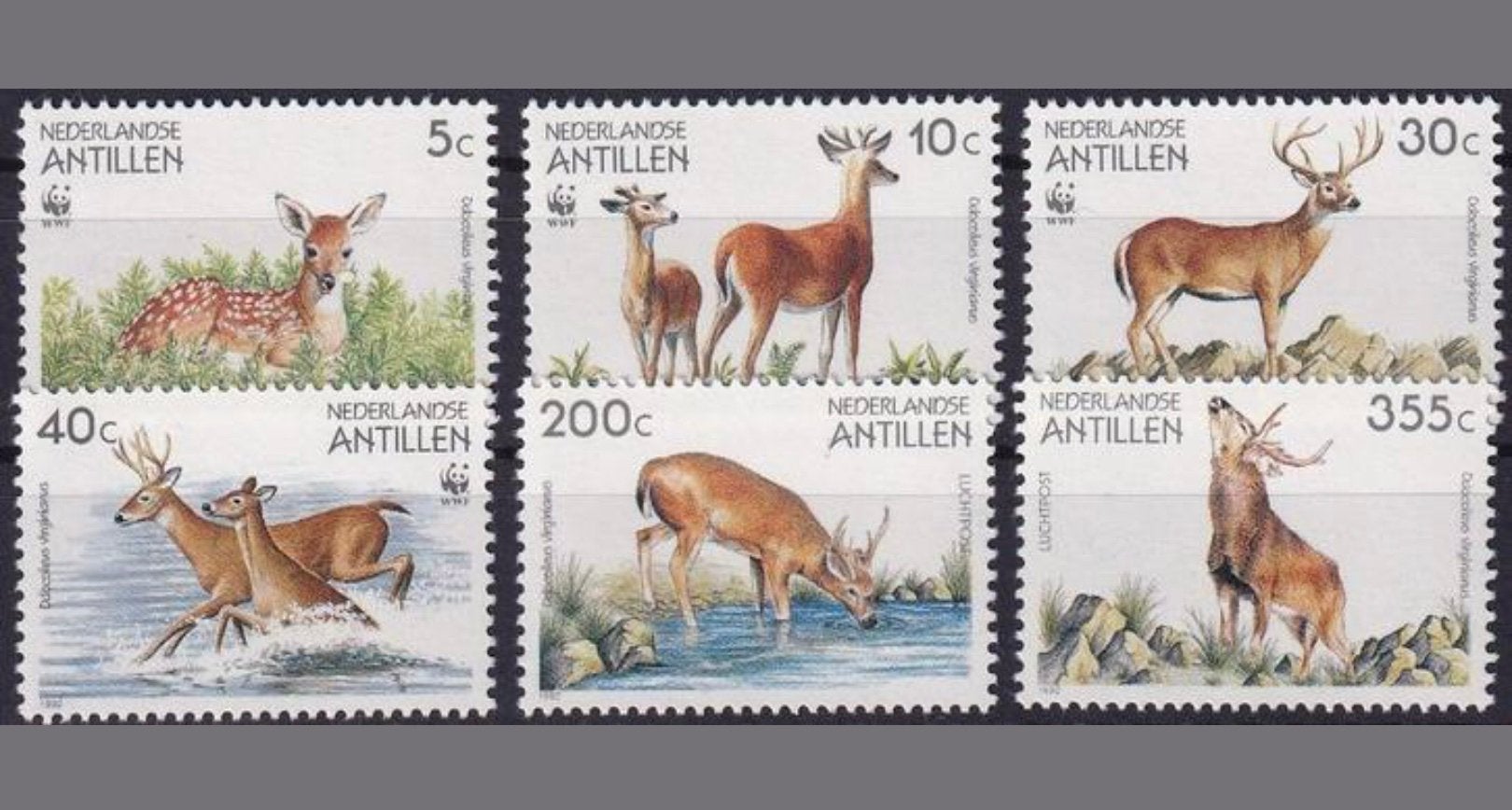 ned Antillen uit 1992 postfris nvph 996-999 en lp 89-90, Ophalen of Verzenden, Postfris