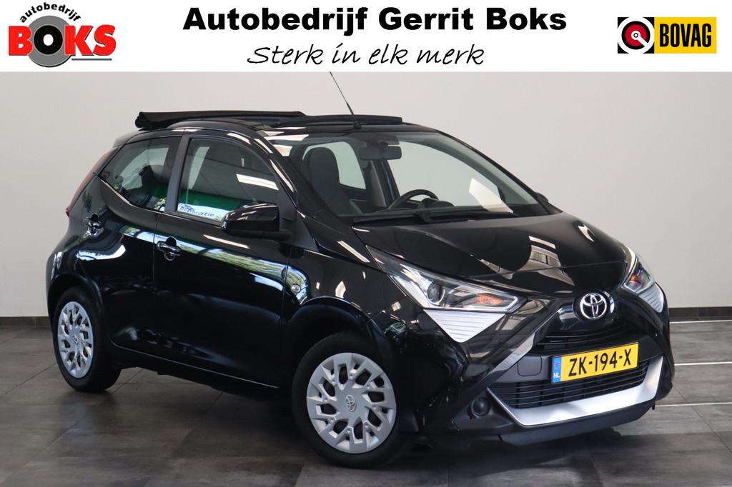 Toyota Aygo 1.0 VVT-i x-play limited Cabrio Carplay, Auto's, Toyota, Voorwielaandrijving, Stof, Gebruikt, Euro 6