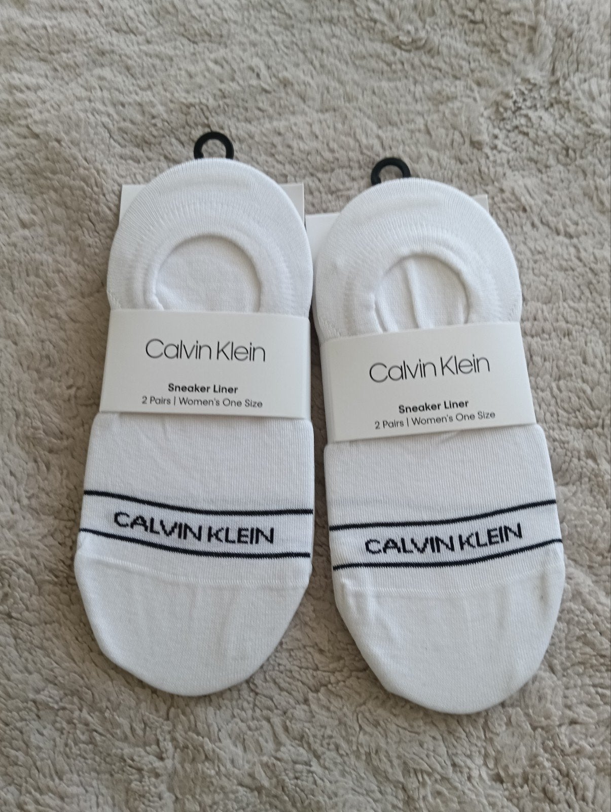 Calvin Klein Sneaker Liners - 4 paar, nieuw met labels, Sokken en Kniesokken, Wit, Nieuw, Overige maten