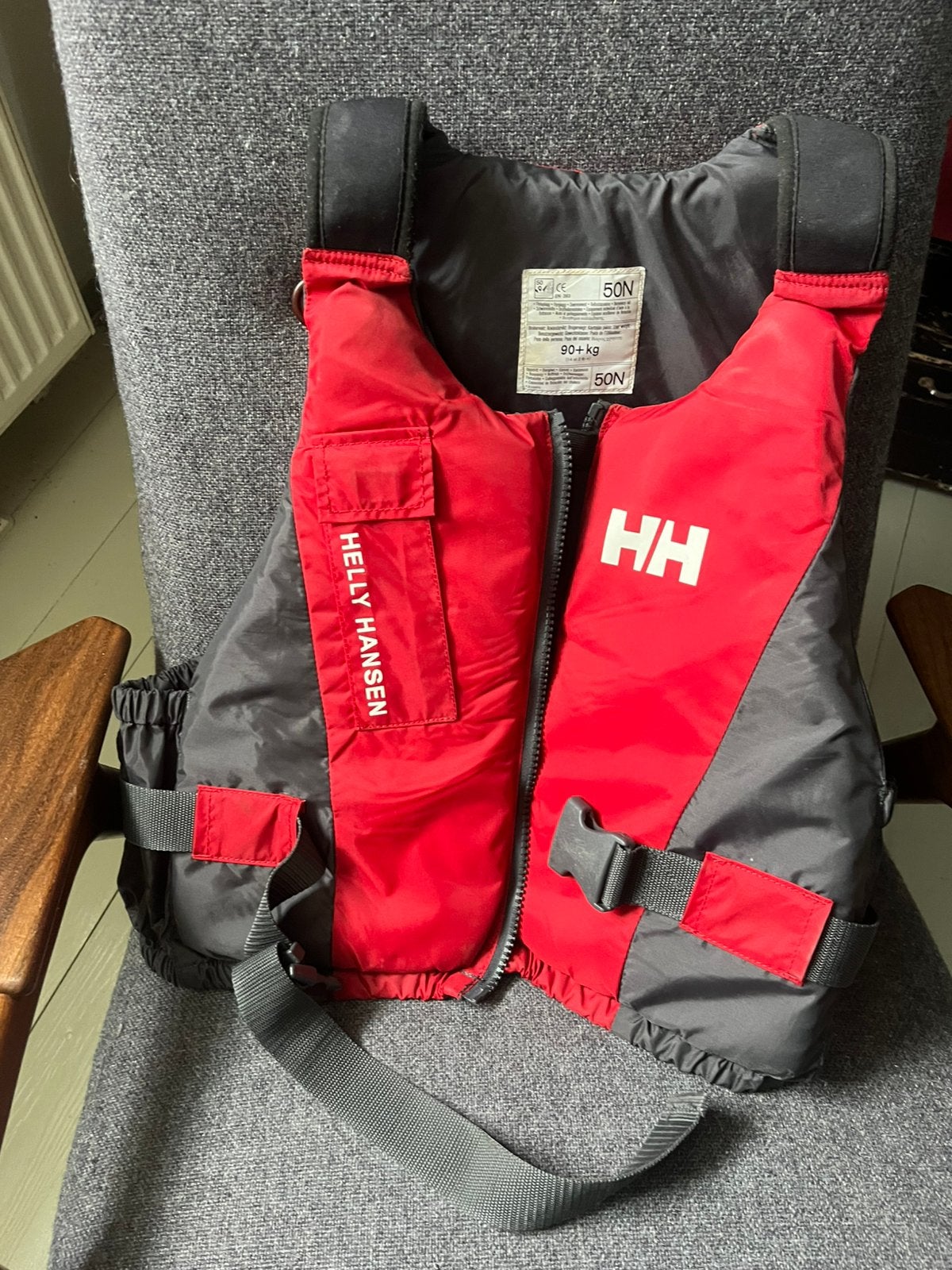 Helly Hansen zwemvest 90 kg+, Watersport en Boten, Watersportkleding, Ophalen of Verzenden, Gebruikt, Dame of Heer, Reddingsvest of Zwemvest