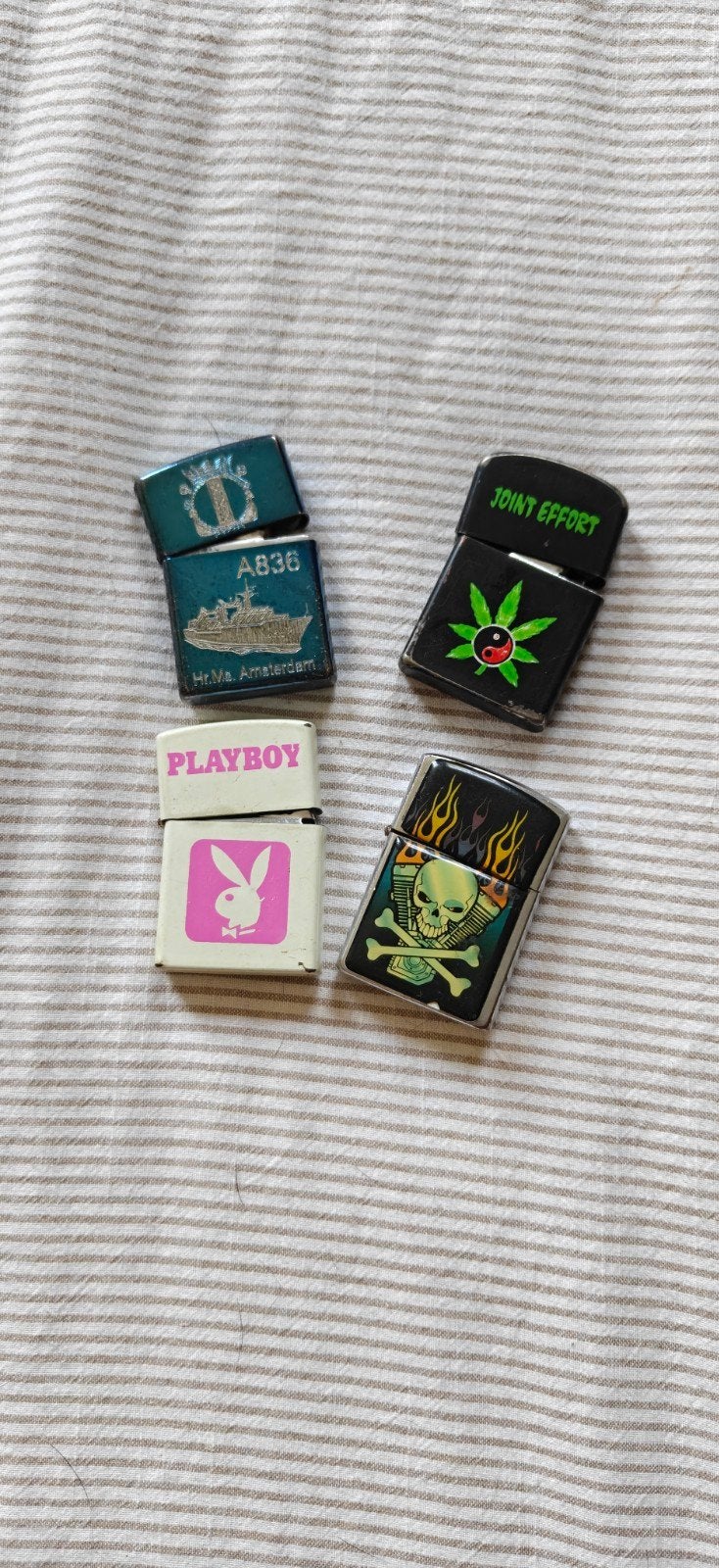 Vintage Zippo aanstekers mooie exemplaren voor verzamelaars, Ophalen of Verzenden, Gebruikt, Aansteker