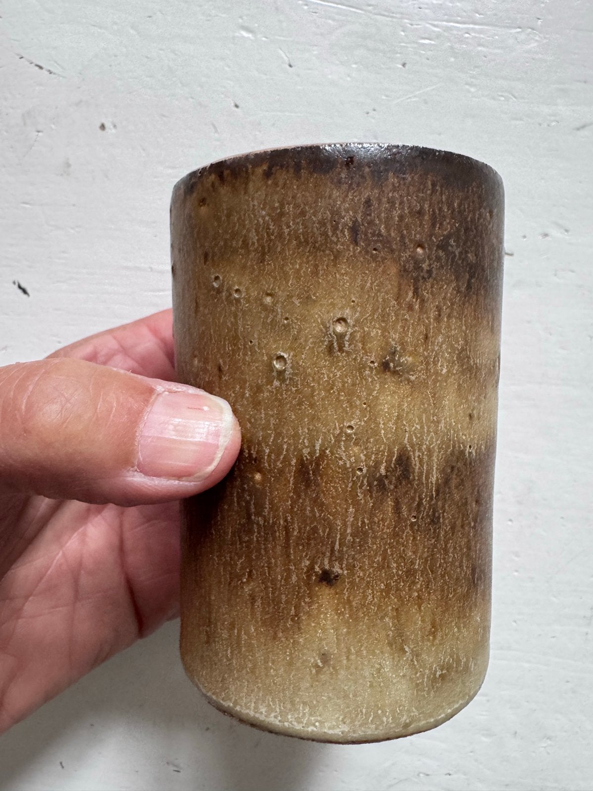 Vintage retro keramisch vaasje, Antiek en Kunst, Ophalen of Verzenden