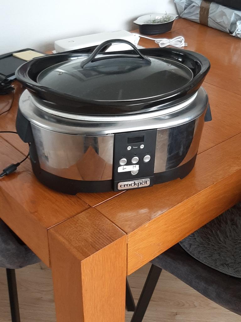 CrockPot Slow Cooker Next Gen digitaal programmeerbaar 5,7L, Ophalen, Gebruikt