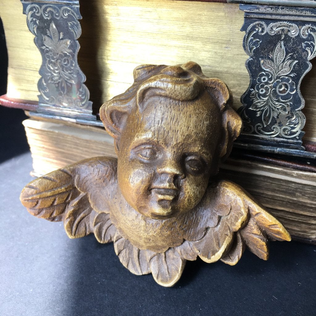 Oud engelenkopje, engeltje, Ophalen of Verzenden